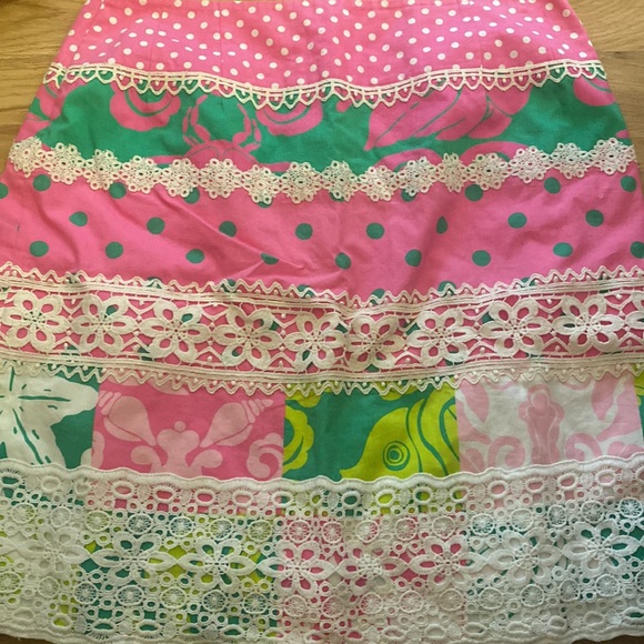 Lily Pulitzer Fancie Nancie printed skirt  - so cute - worn only once! - Picture 3 of 7